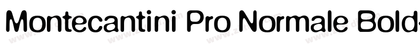 Montecantini Pro Normale Bold字体转换